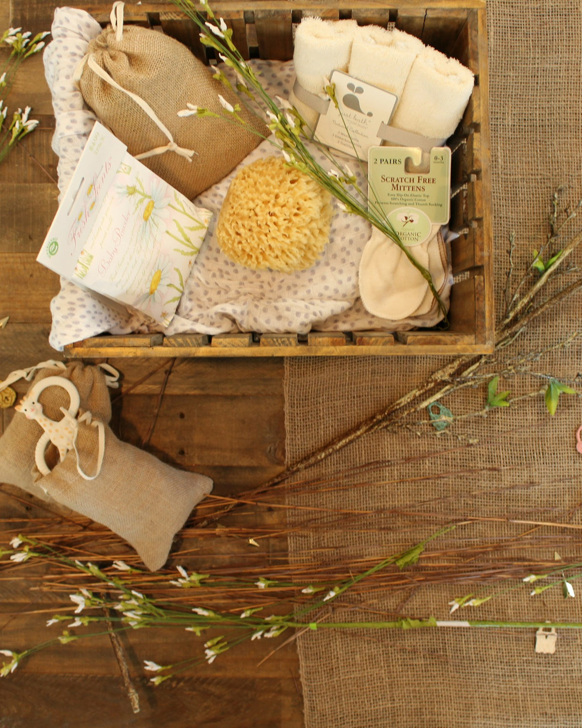 Cadeaus — natuurlijke spa-set