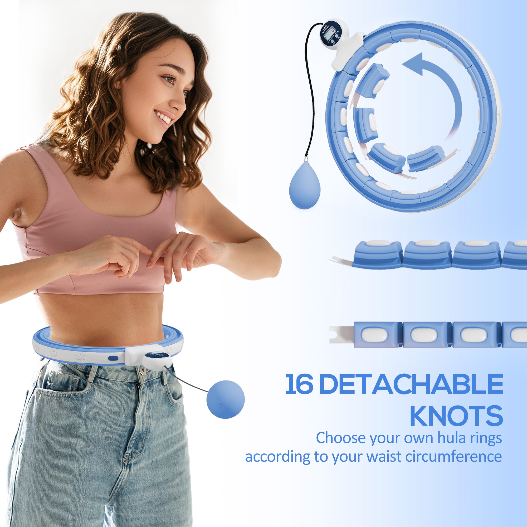 Smart hula hoop met teller
