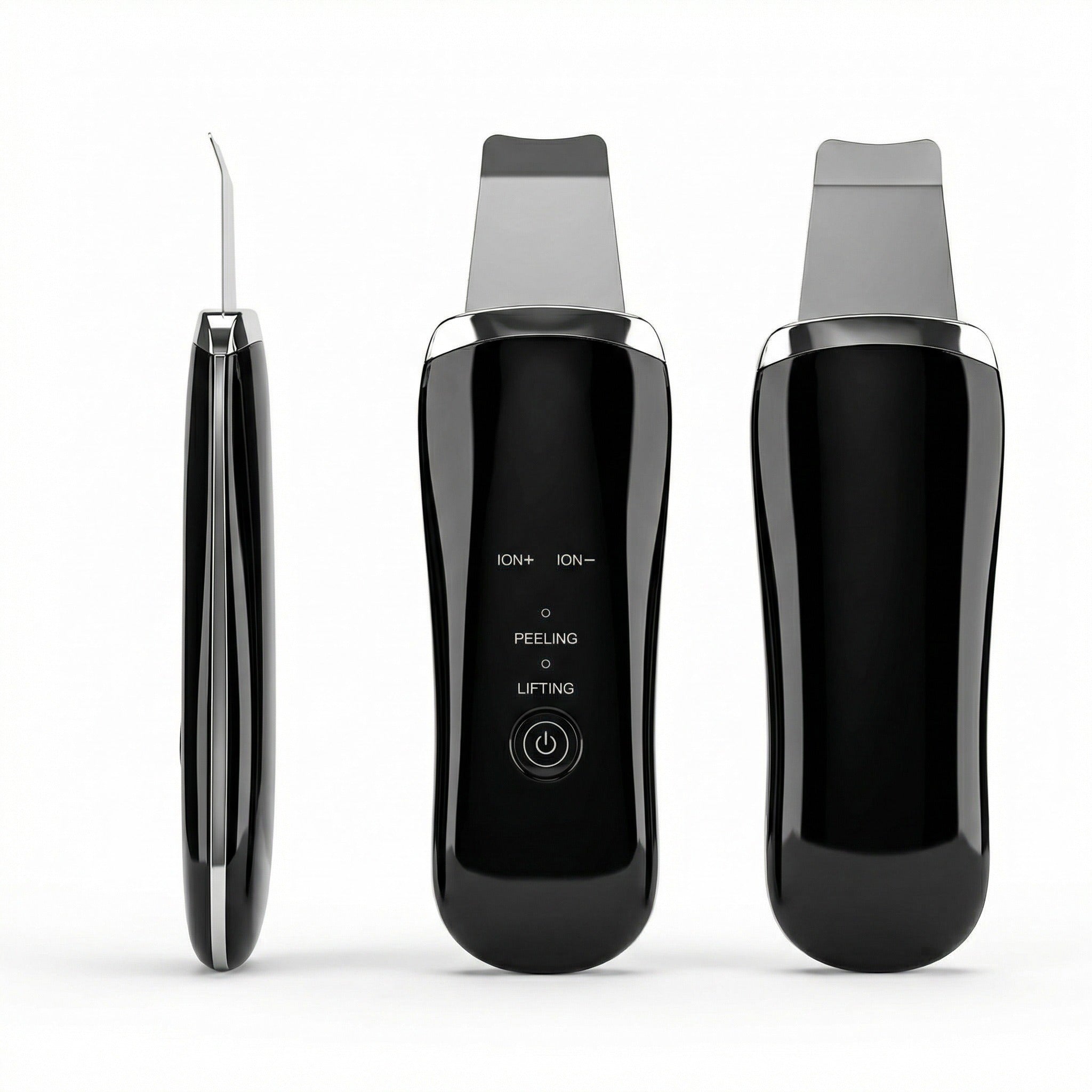 Ultrasone Skin Scrubber — Porie-diepreiniger & Skin Spatula