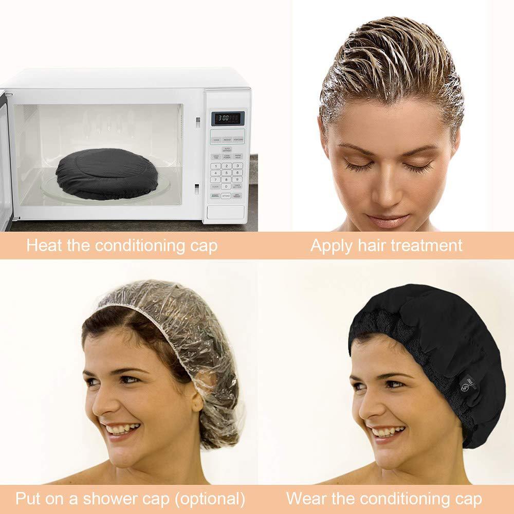 Haarverzorgings Warmtekap — Deep Conditioning Cap met Lijnzaadvulling-4