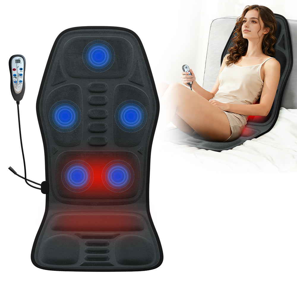 Shiatsu Massagekussen voor Rug & Nek — met Warmte en Timer