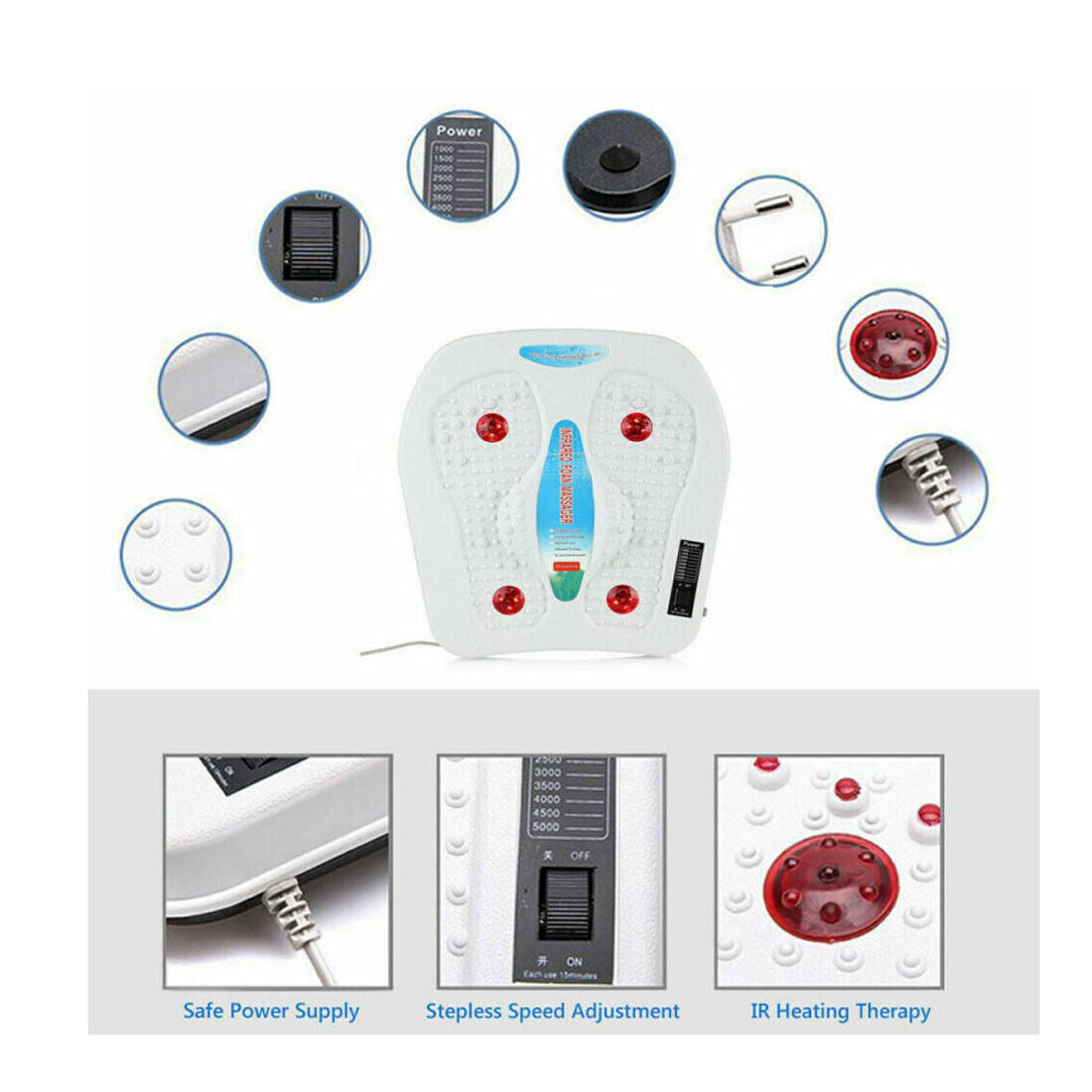 Voetmassager functies