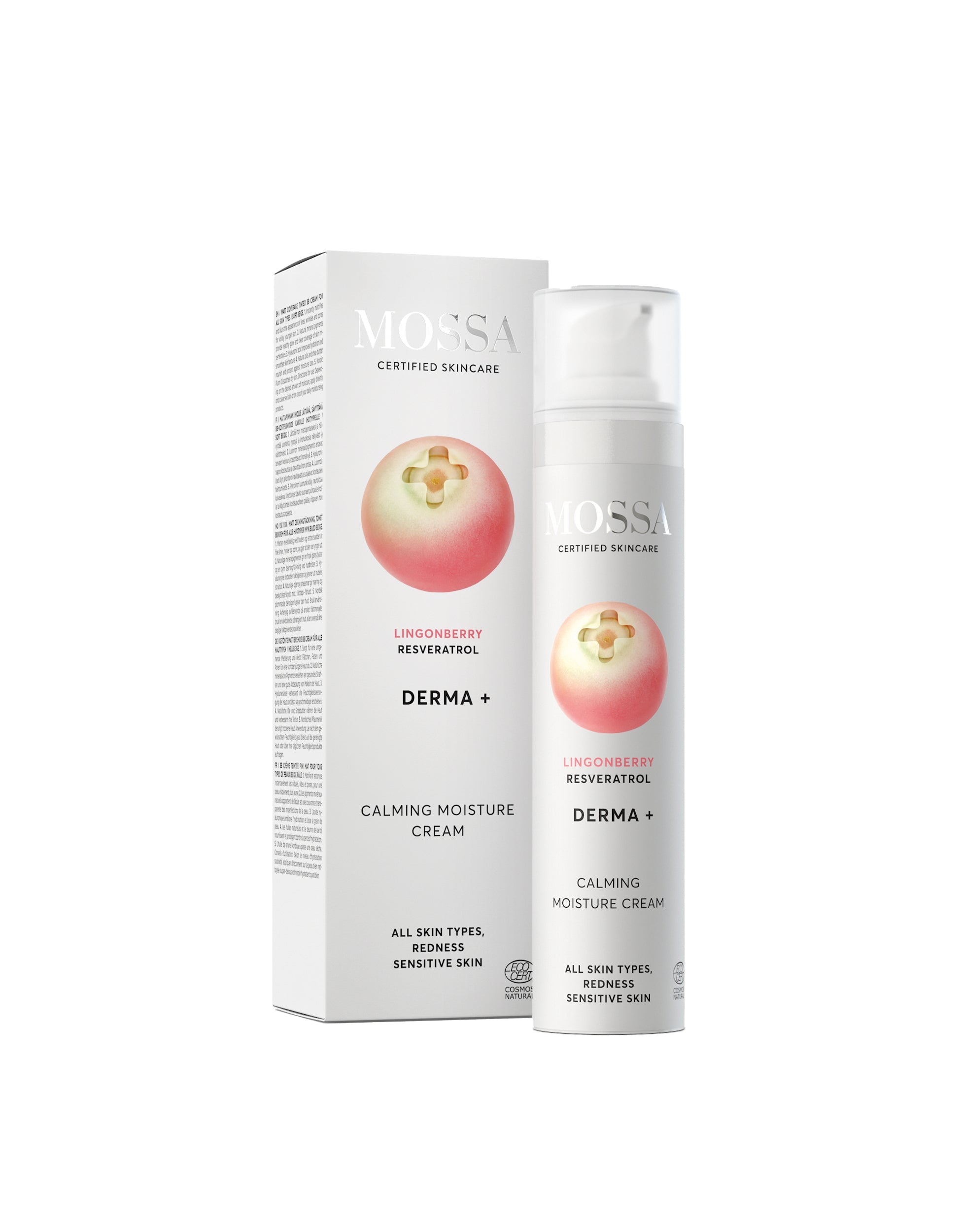 MOSSA DERMA+ Kalmerende Gezichtscrème — voor de Gevoelige Huid