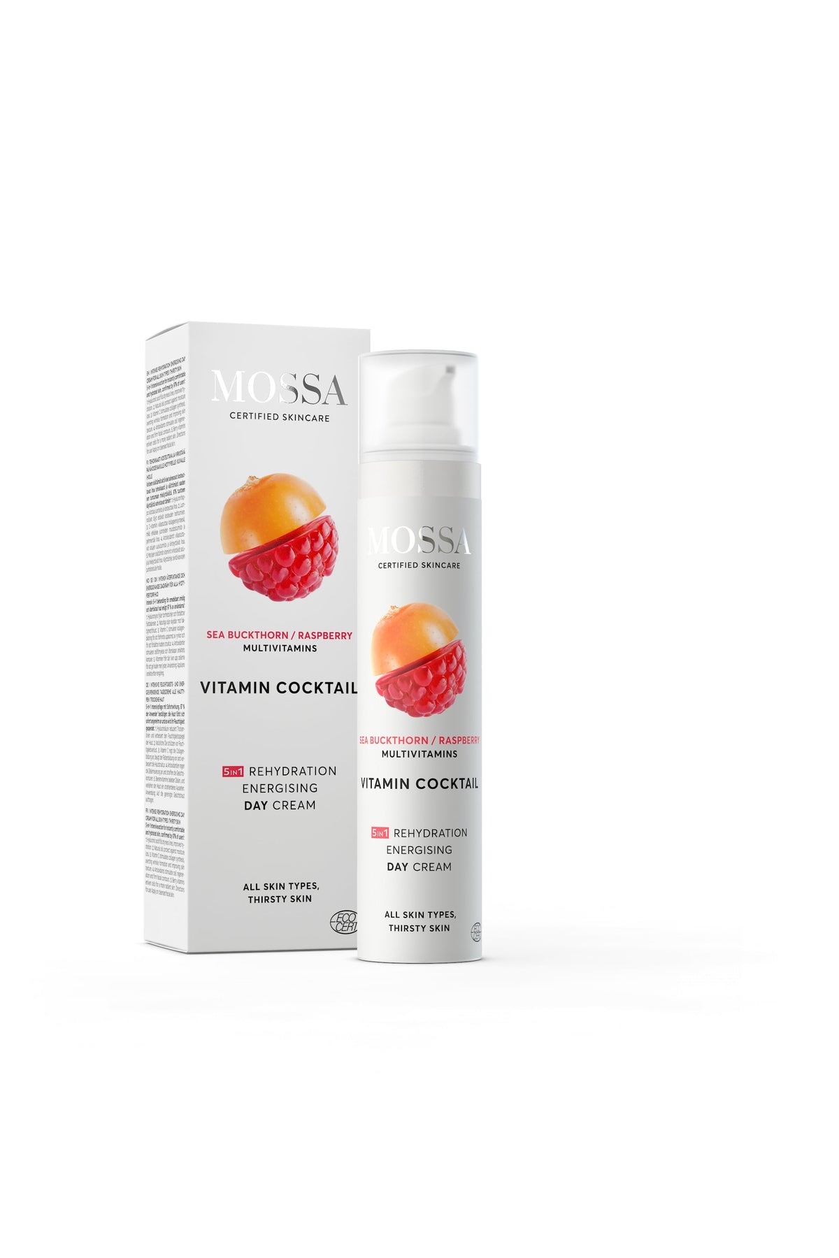 MOSSA Vitamin Cocktail denní krém 5 v 1 — hydratuje a rozjasňuje