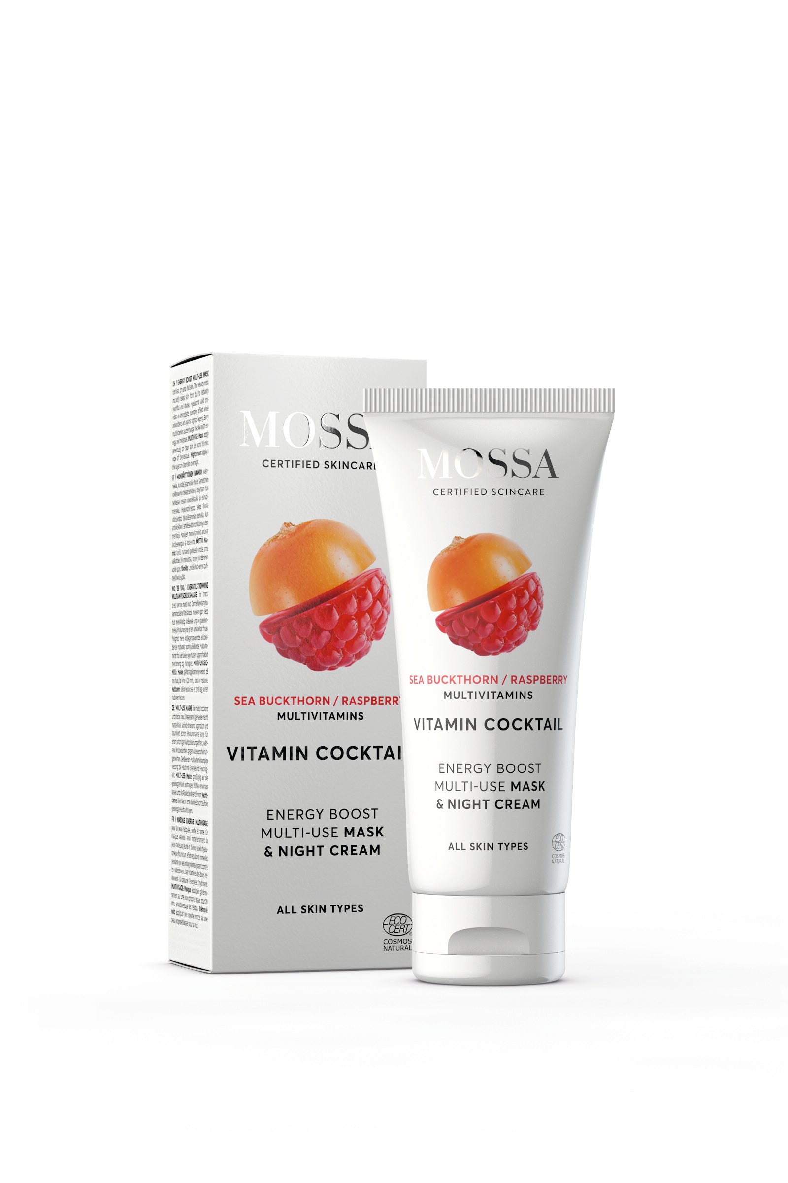 MOSSA Vitamin Cocktail Masker & Nachtcrème — 2-in-1 Nachtverzorging