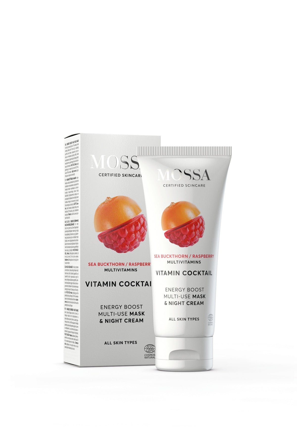 MOSSA Vitamin Cocktail Maska a Noční Krém — Noční Péče 2 v 1