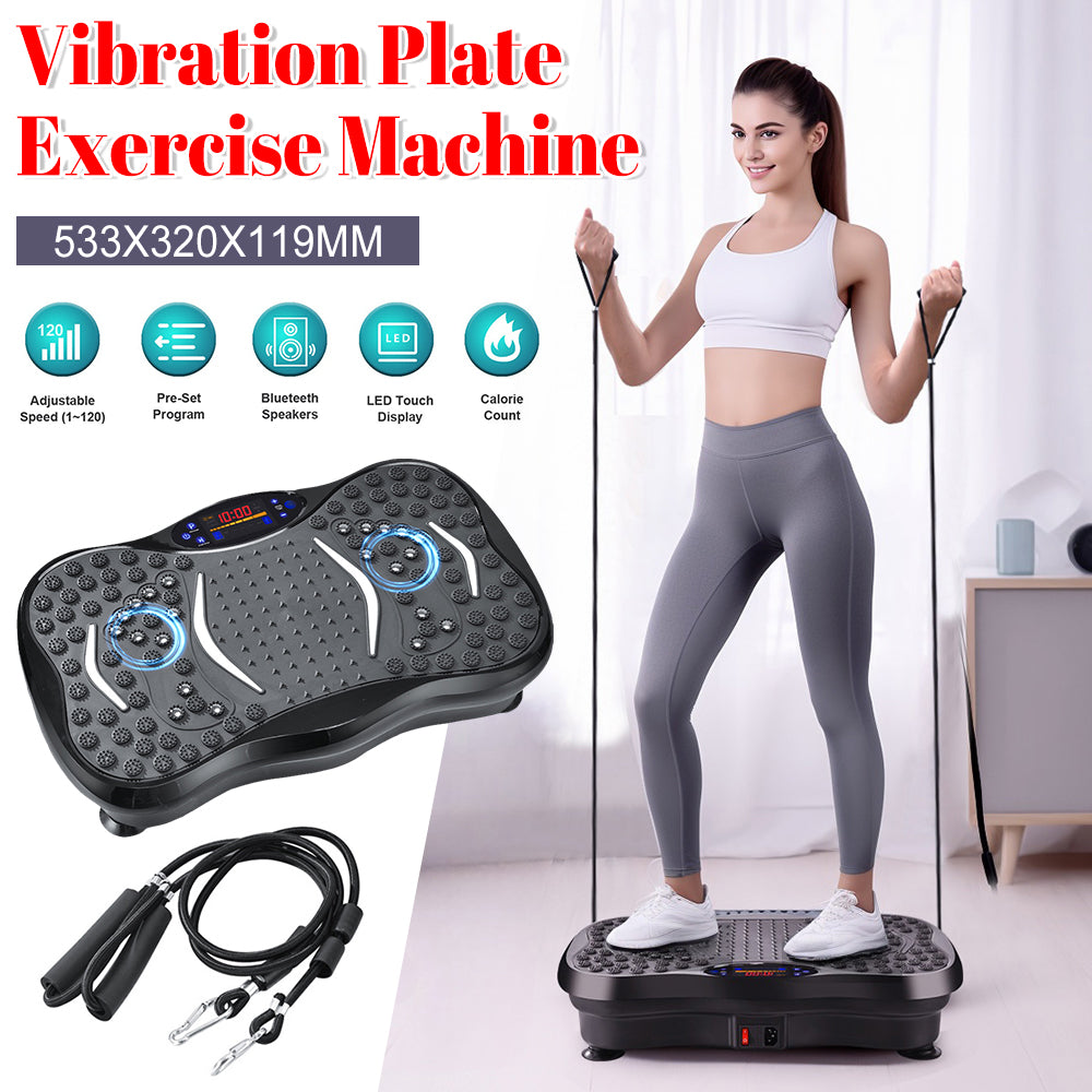 Trilplaat — Fitness Vibratieplaat met Bluetooth Speaker