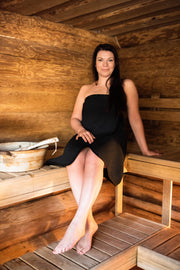 RÄTT Kilt de sauna Mujer — Algodón gofre, OEKO-TEX (Estonia)