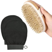 Dry Brush Set — Körperbürste + Gesichtsbürste
