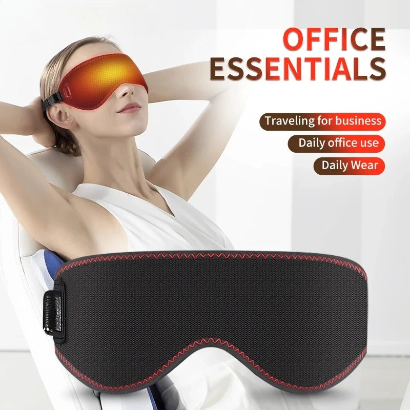 Verwarmd Oogmasker — Warmte & Massage (USB)