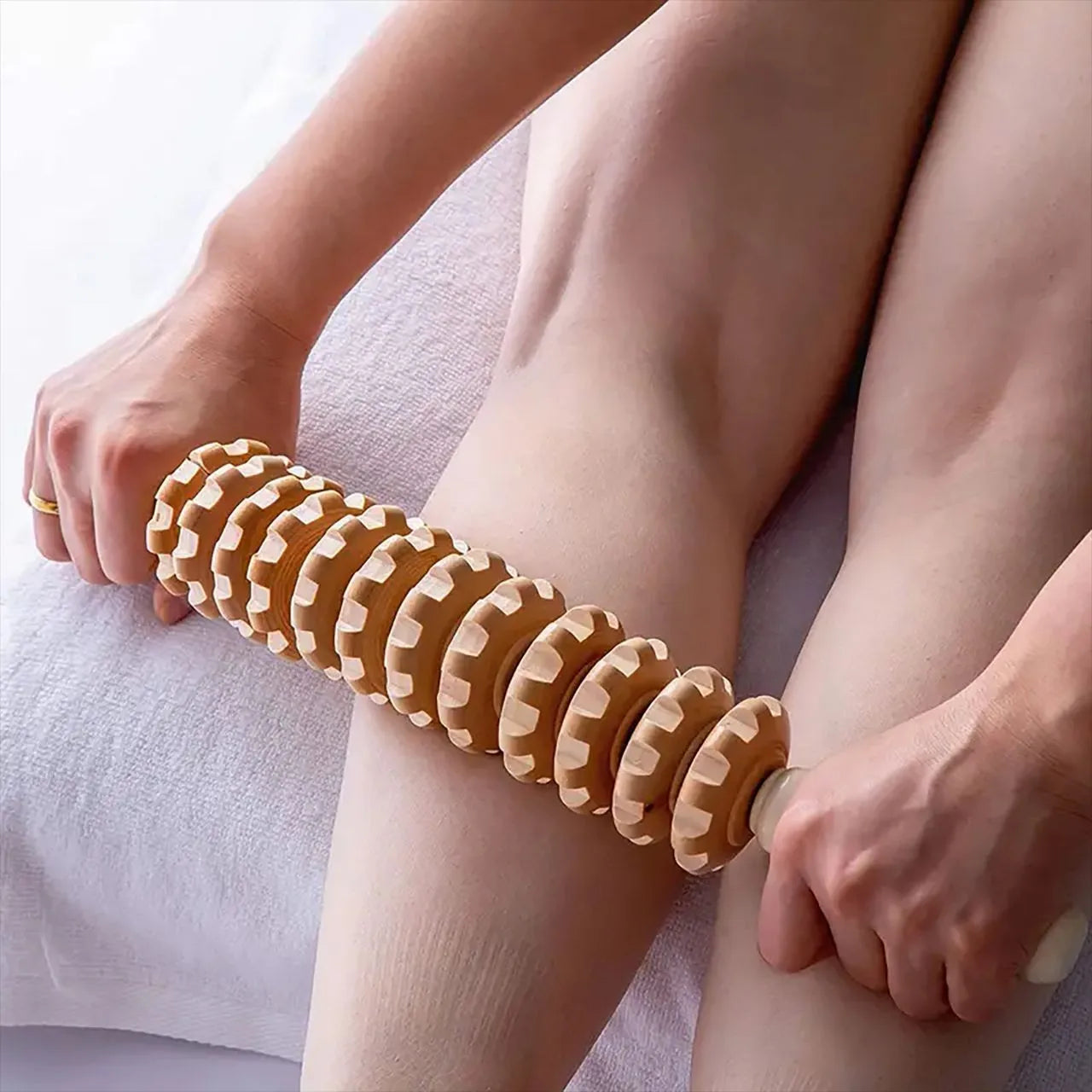 Houten Voetmassage Roller-3