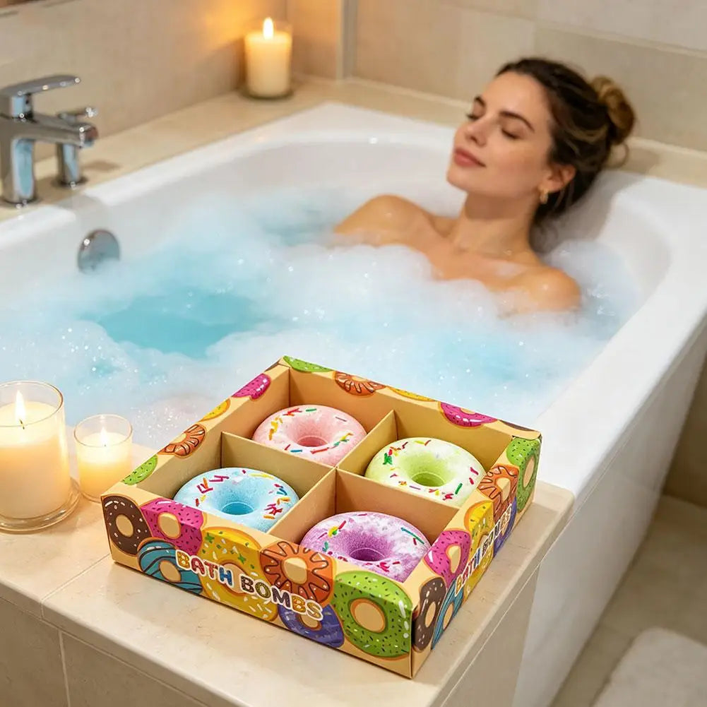 Bath bombs set in bad