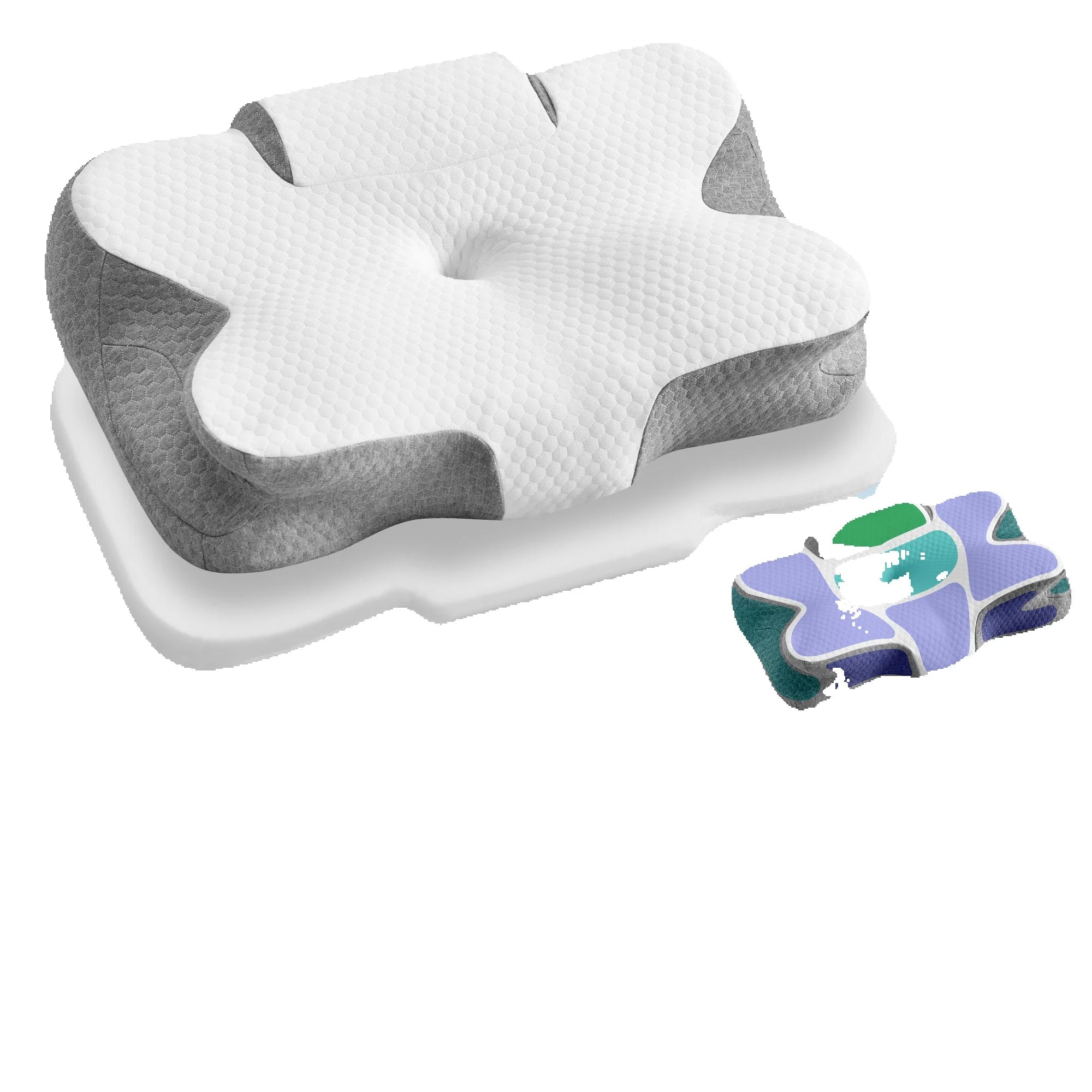Ergonomisch Traagschuim Hoofdkussen