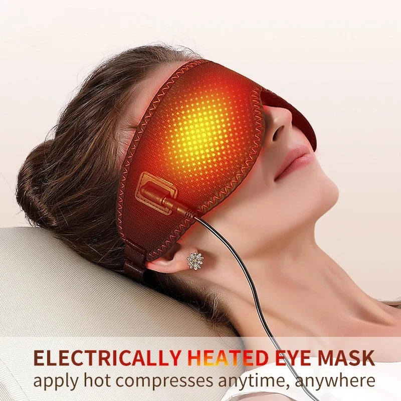 Verwarmd Oogmasker — Warmte & Massage (USB)