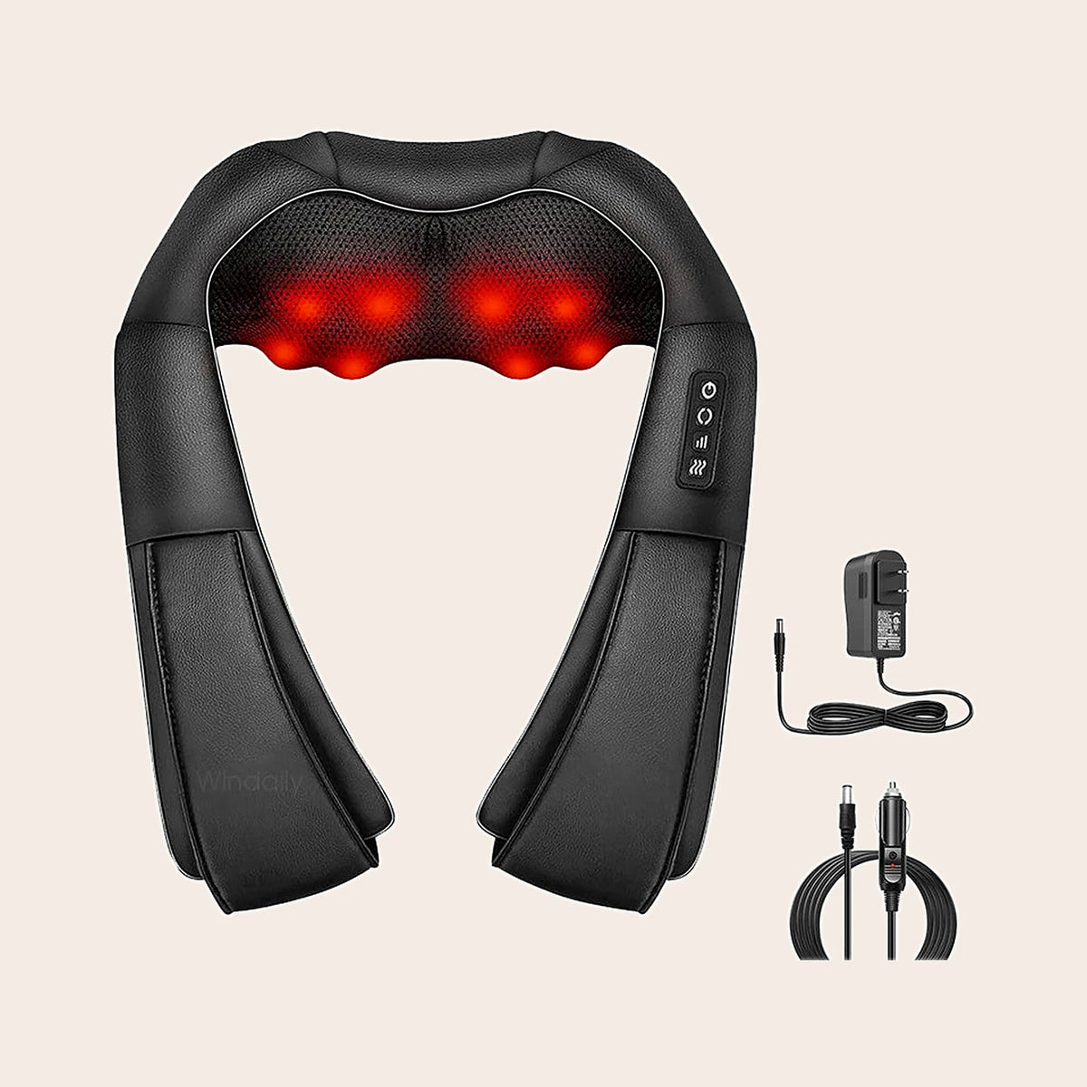 Shiatsu Nekmassage Apparaat met Warmtefunctie