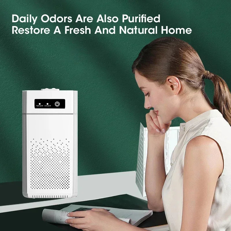 Mini purificateur d'air — Filtre HEPA pour chambre à coucher-4