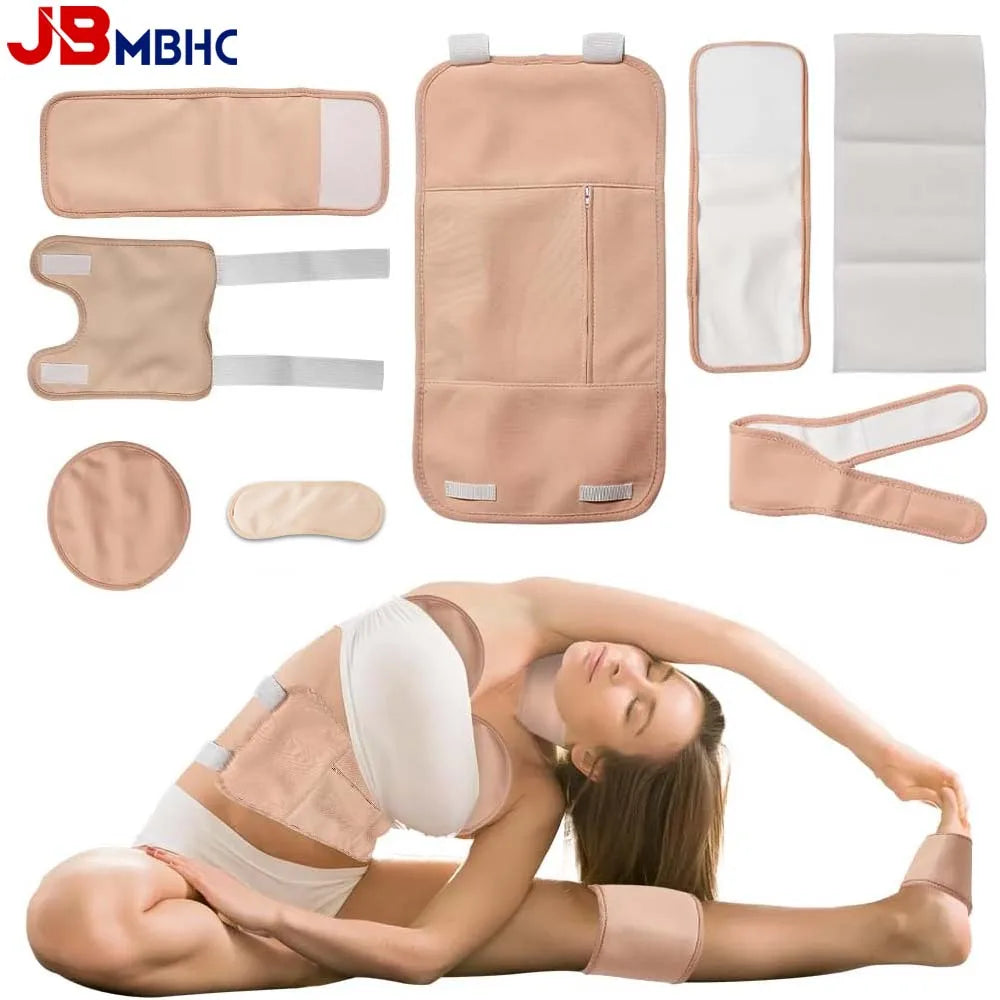 Castor oil pack wrap herbruikbaar kompres