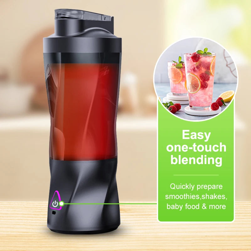 Draagbare blender onderweg