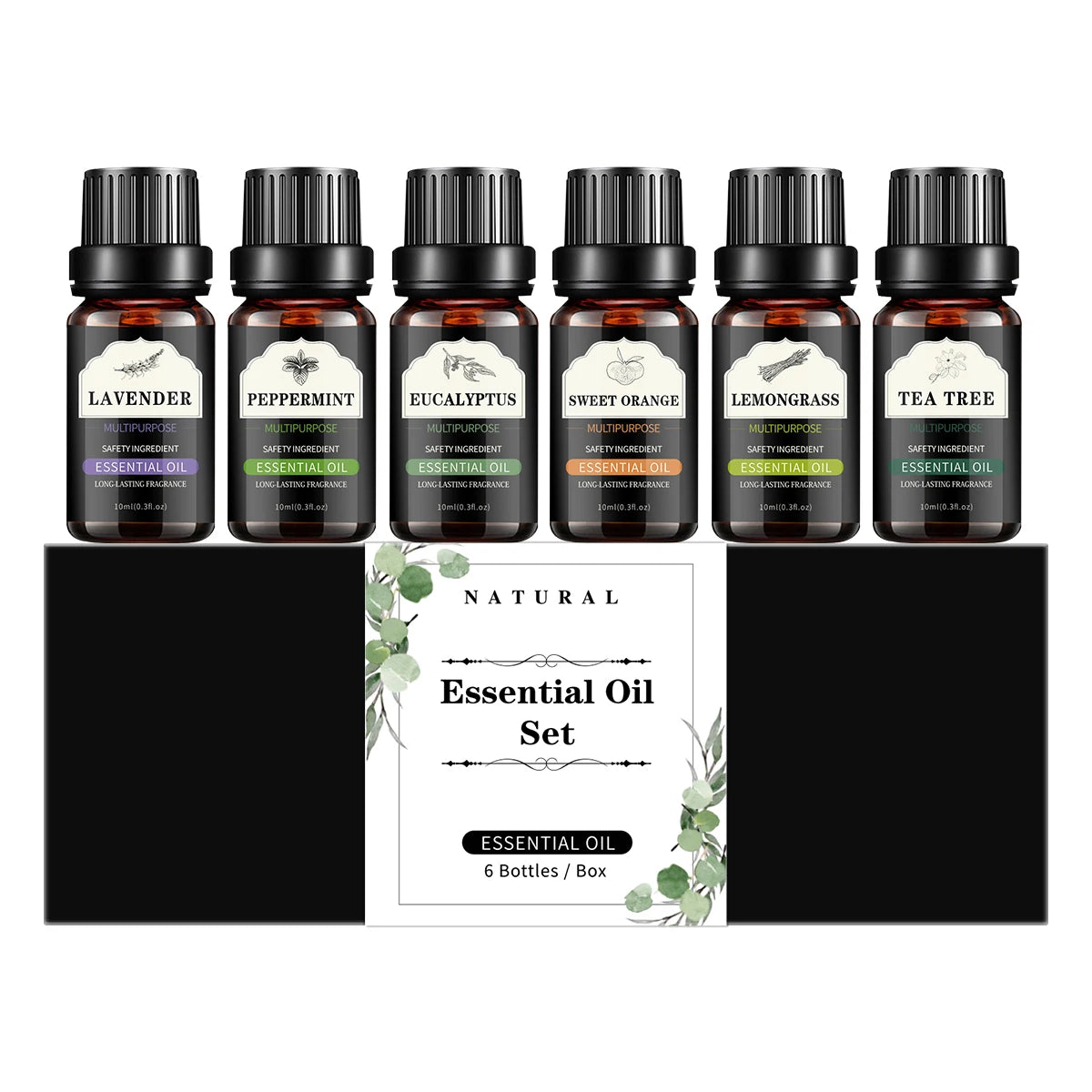Lot d'Huiles Essentielles — 6 x 10ml