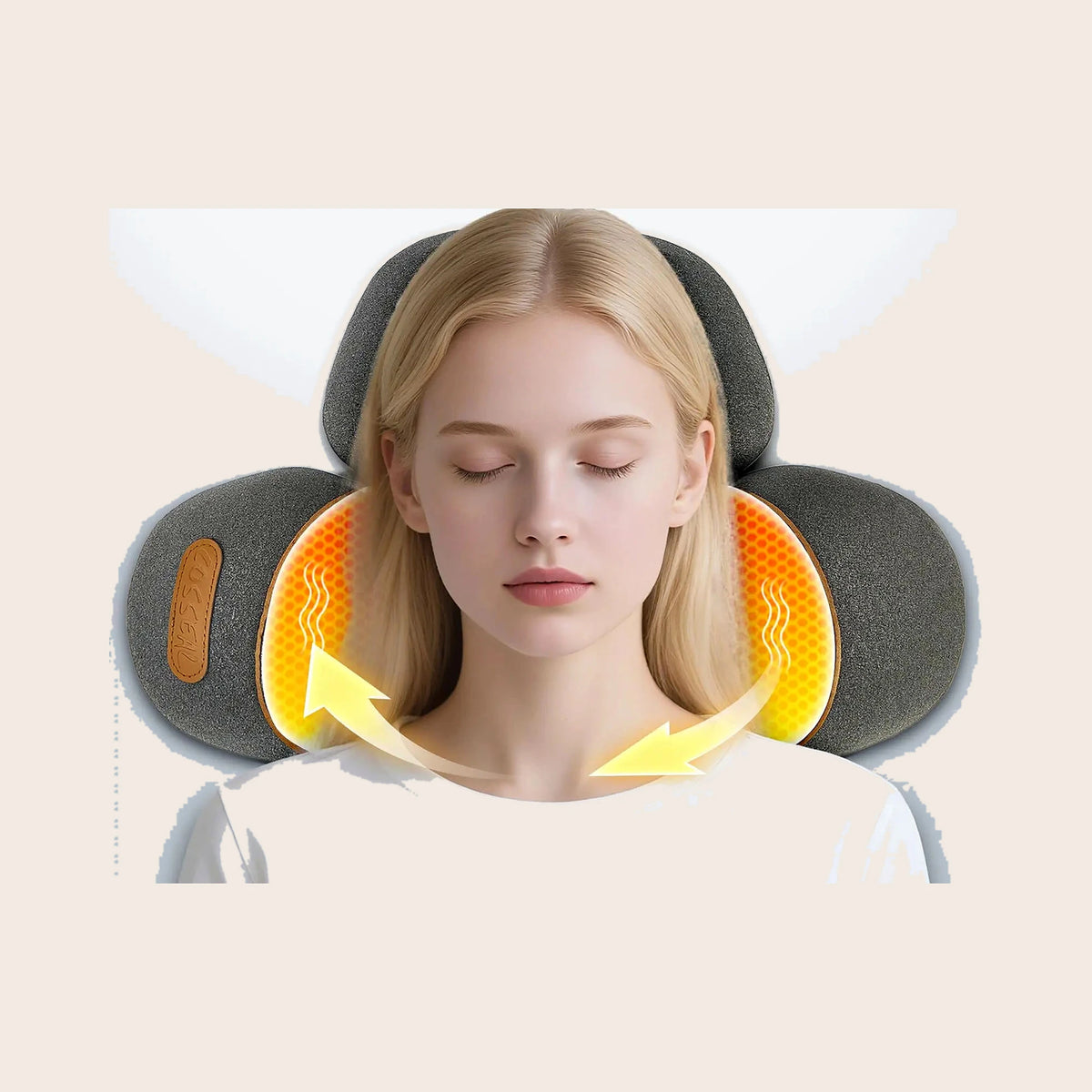 3-in-1 Nekmassage Kussen — Shiatsu met Warmte