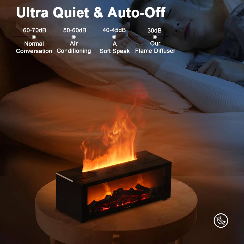 Vlam effect aroma diffuser timer
