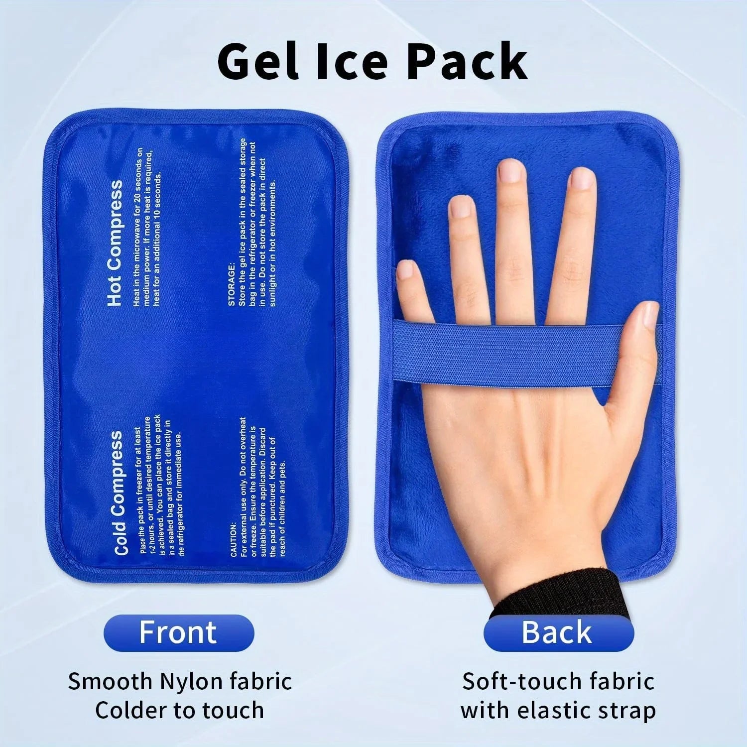Packs de Gel Chaud & Froid — Lot de 2 Réutilisables-4