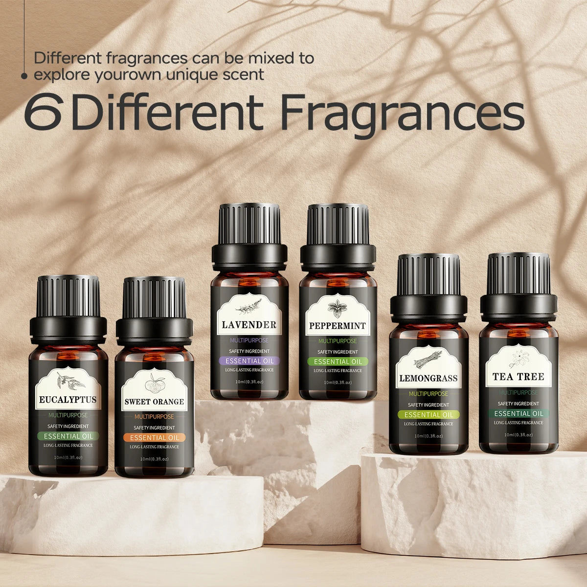 Lot d'Huiles Essentielles — 6 x 10ml