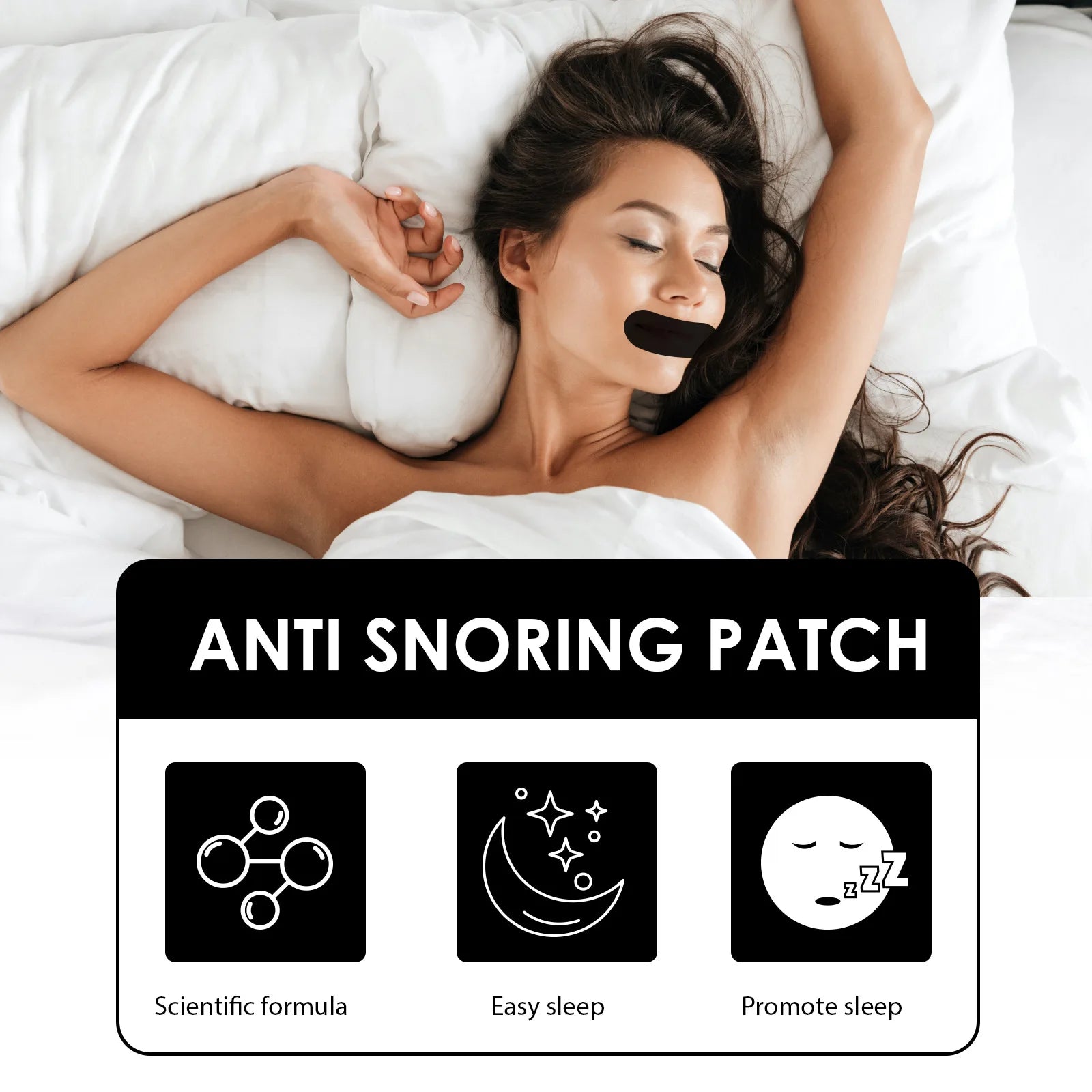 Slaap Mondtape — Anti-Snurk Mond Tape (30 stuks)-3