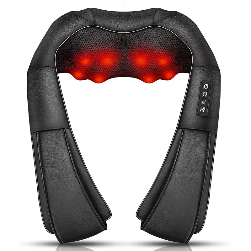 Shiatsu nekmassage apparaat met warmte