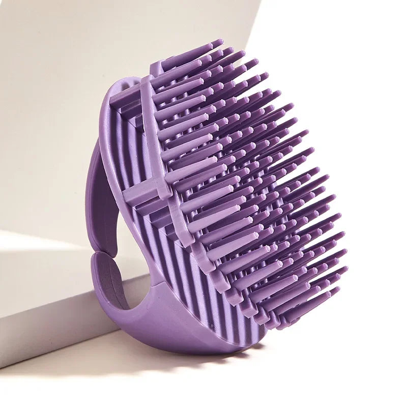 Scalp Massage Borstel — Siliconen Shampoo Borstel