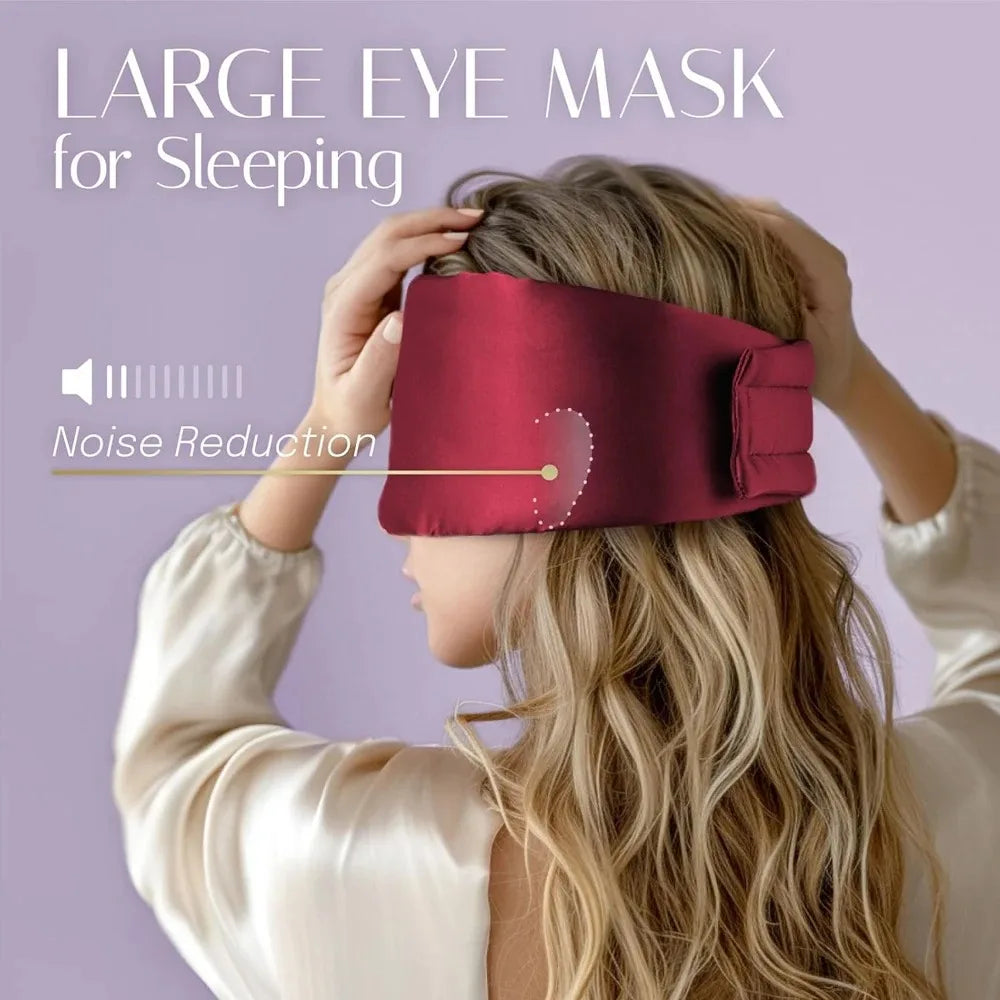 Slaapmasker zijde comfort