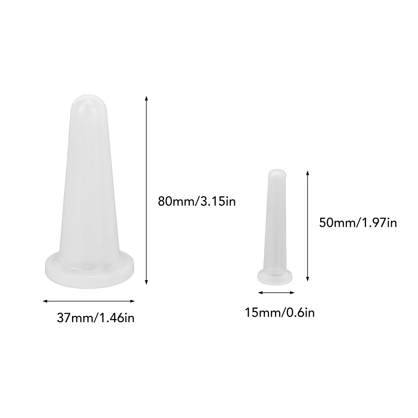 Cupping Set — Siliconen Gezichtscups (4 Stuks)-6