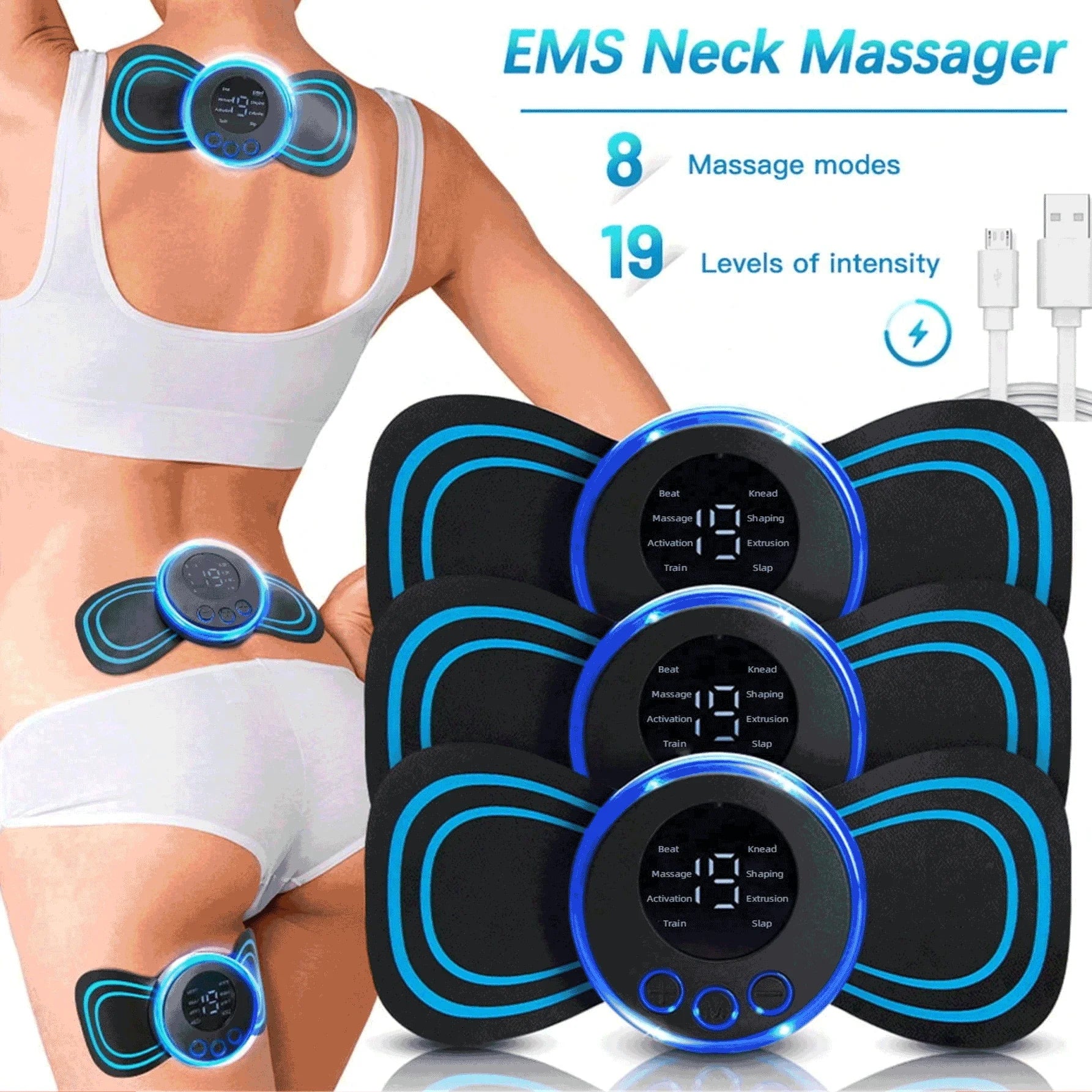 Opvouwbare EMS massagemat
