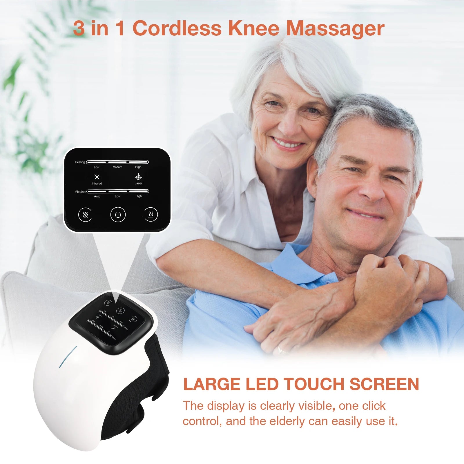 Knie massage apparaat draadloos