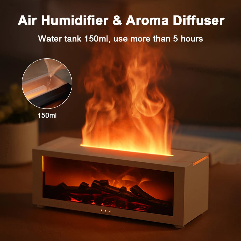 Vlam effect aroma diffuser met afstandsbediening