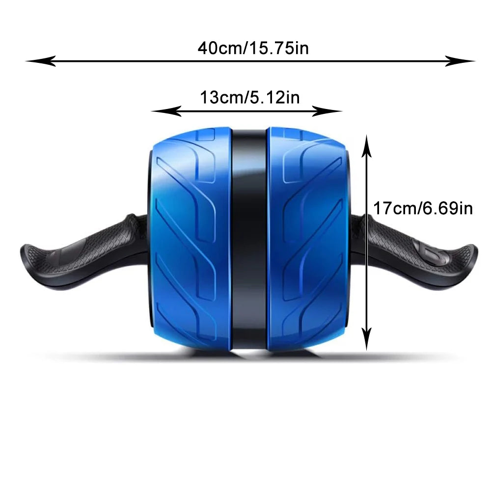 Ab Roller — Roue Abdominale avec Tapis de Genoux-3