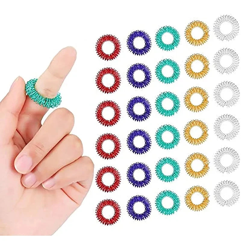 Acupressuur ringen om vingers