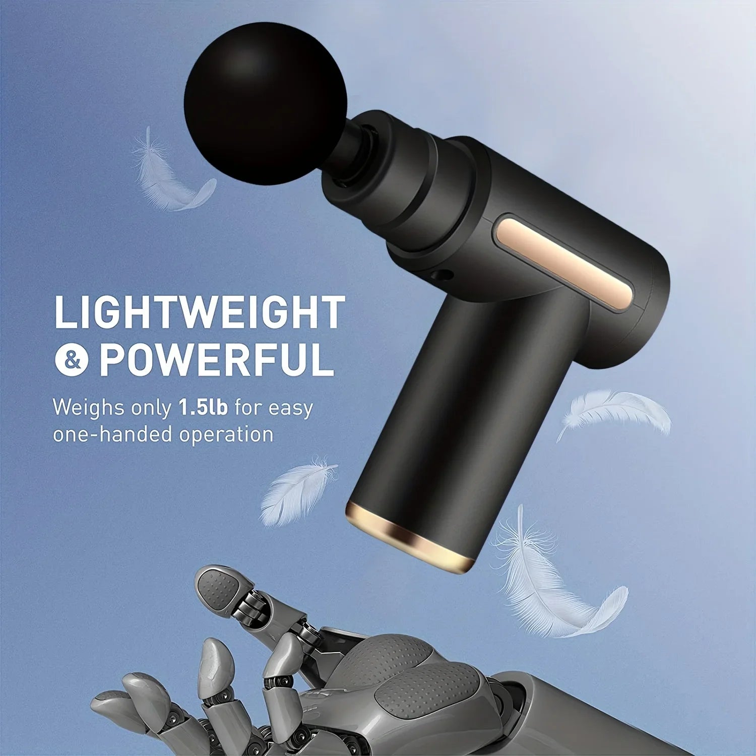 Massage gun LED scherm