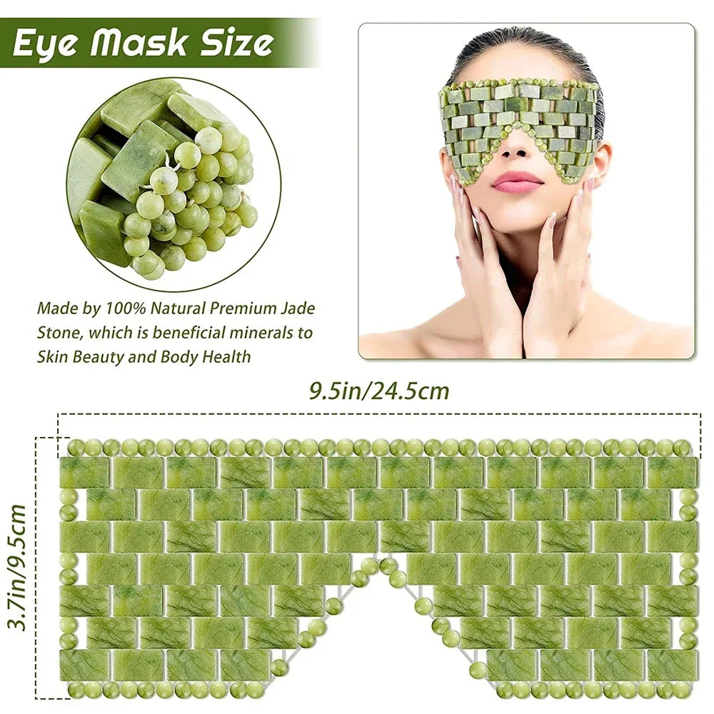 Jade Oogmasker — Verkoelend Massagemasker-3