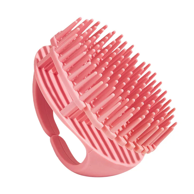 Scalp Massage Borstel — Siliconen Shampoo Borstel-4