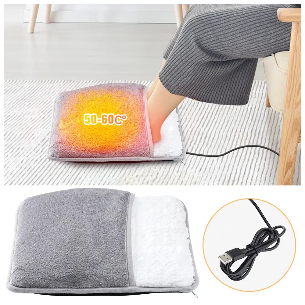 Elektrische Voetenwarmer — Pluche Voetverwarmer (USB)
