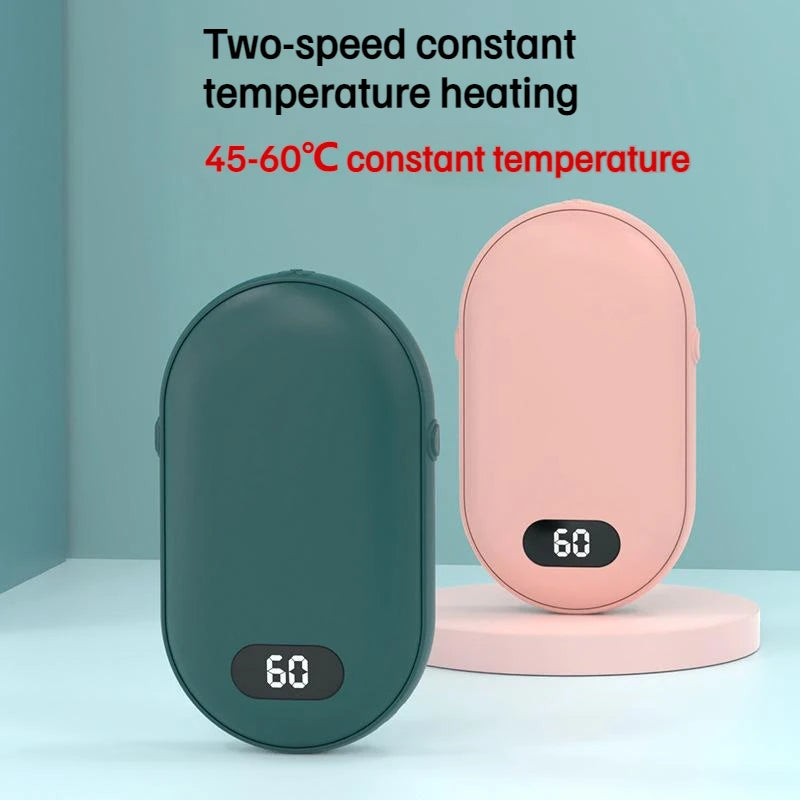 Oplaadbare handwarmer snel opwarmen