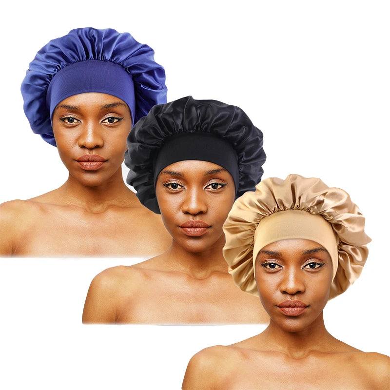 Satijnen Slaapmuts — Bonnet voor Haarbescherming-11