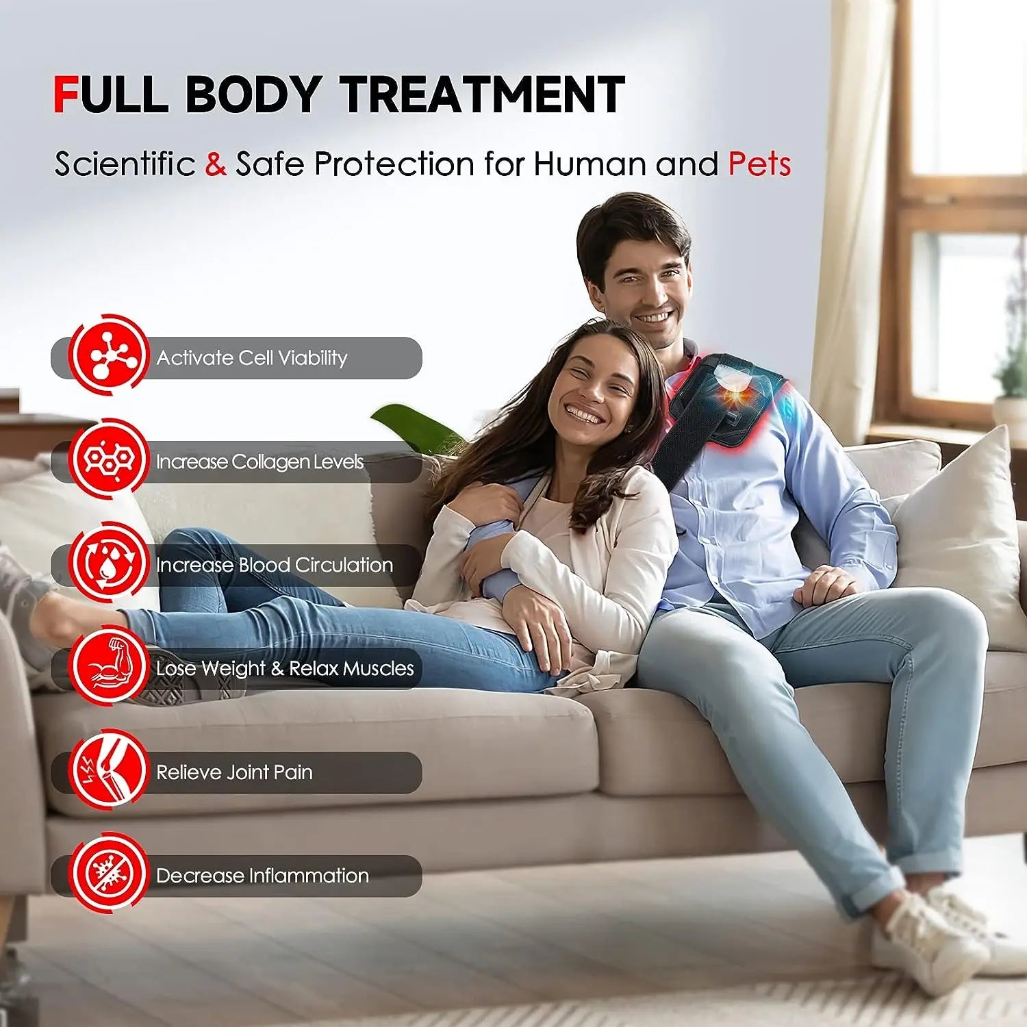 Lampe chauffante infrarouge — Pour les muscles et les articulations-4