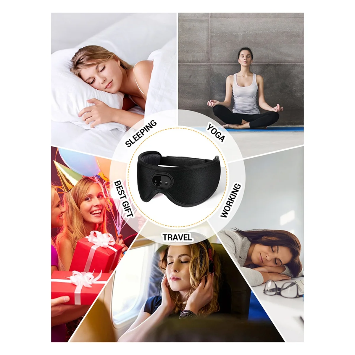 Bluetooth slaapmasker