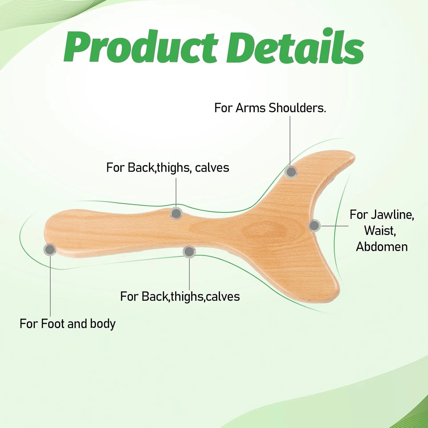 Wood Therapy Massageset — Houten Lymfedrainage Set-5