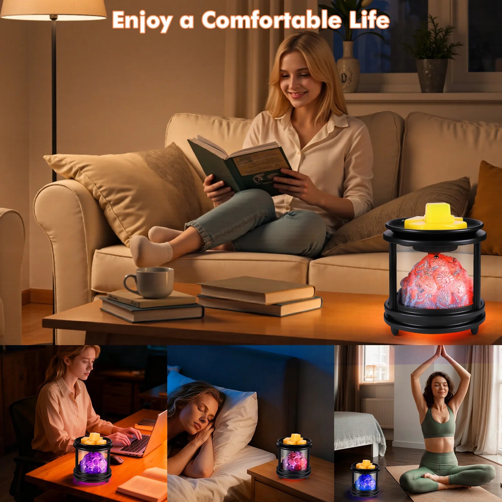 Aroma waxbrander in interieur
