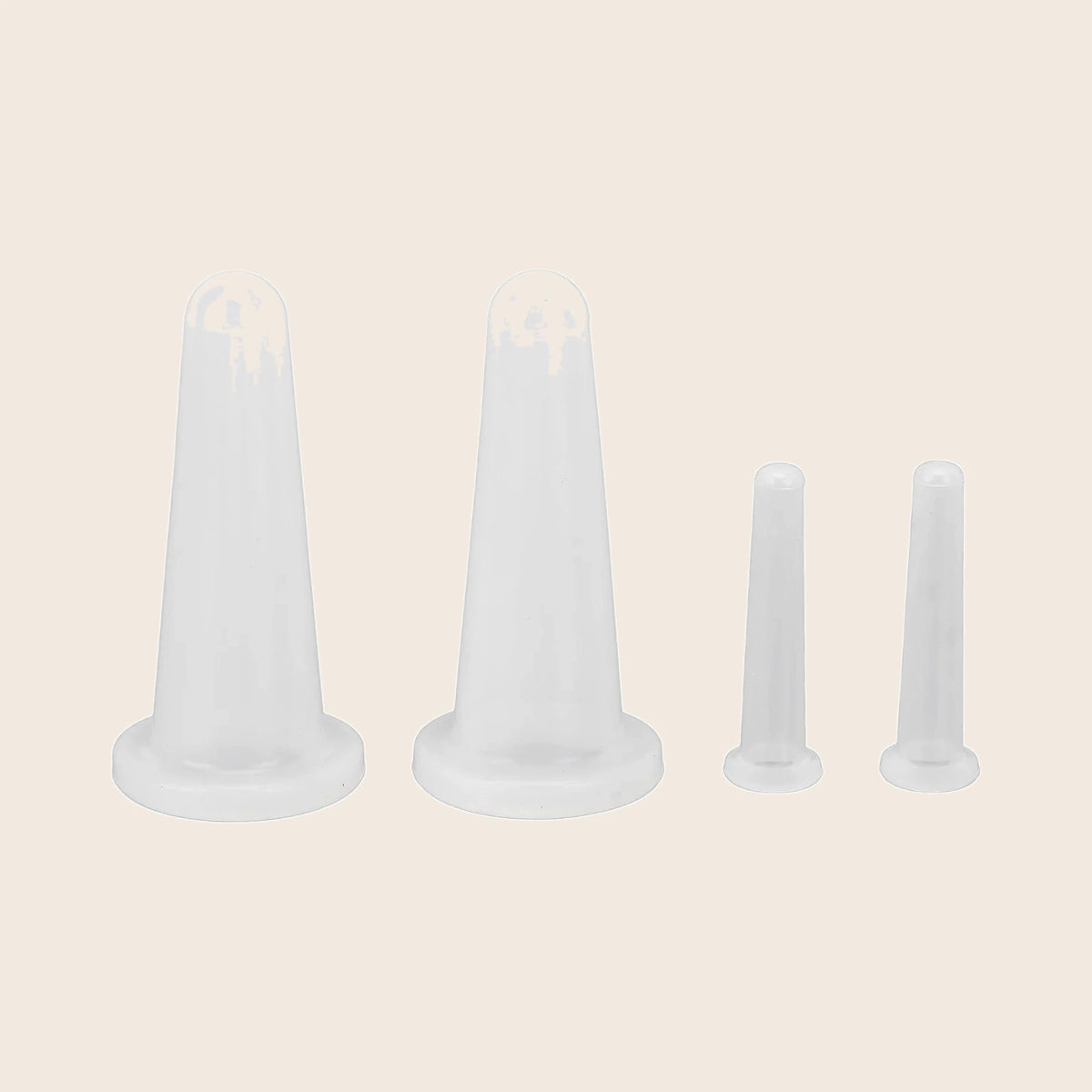 Cupping Set — Siliconen Gezichtscups (4 Stuks)