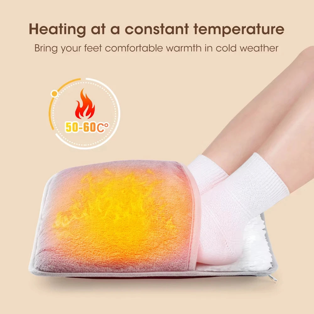 Elektrische Voetenwarmer — Pluche Voetverwarmer (USB)-3