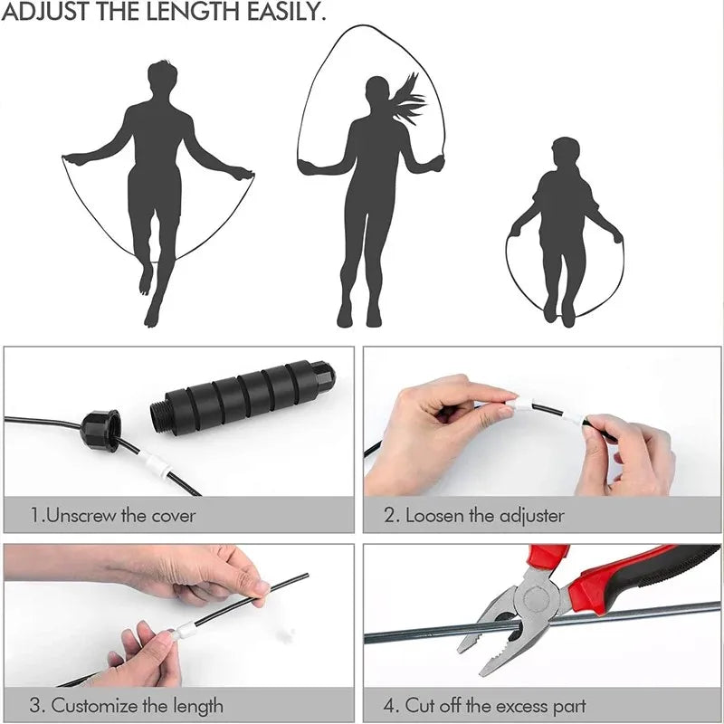 Speed Rope — Corde à sauter réglable-4